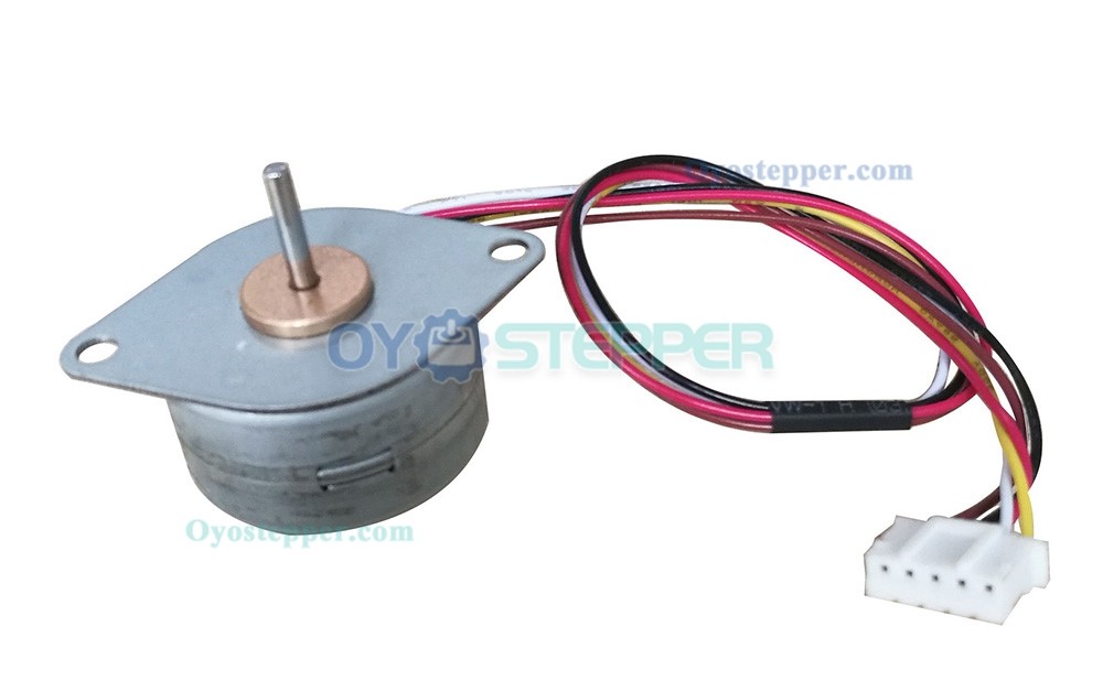 Oukeda PM Stepper Motor 4 Phase 7.5 Deg 0.24A 44mN.m 25x25mm Permanent Magnet Motor